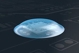 Realizzazione di glob tops con resina epossidica